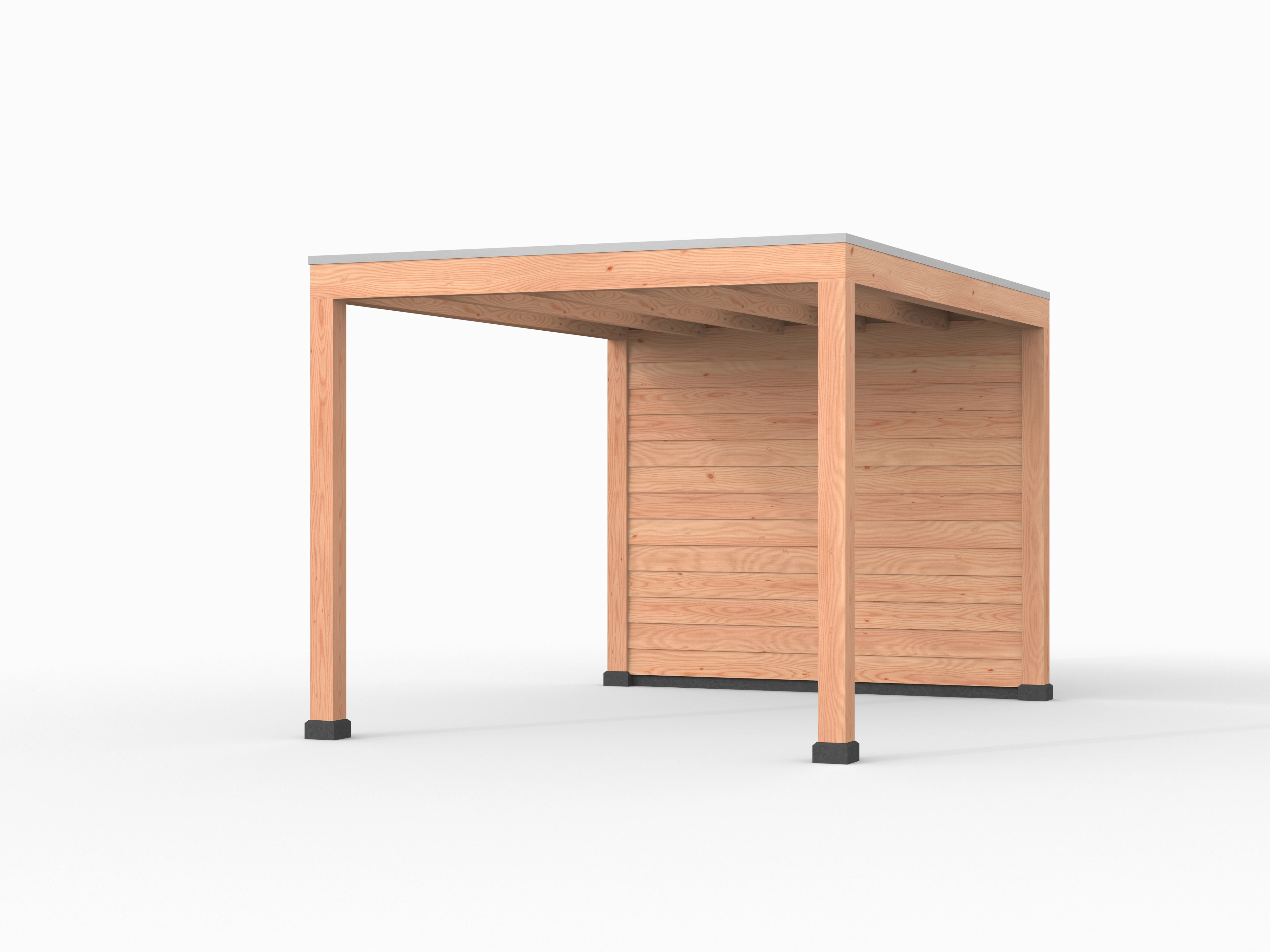 Douglas overkapping, 300 x 400, met achterwand, Westwood Elegant - Afbeelding 1